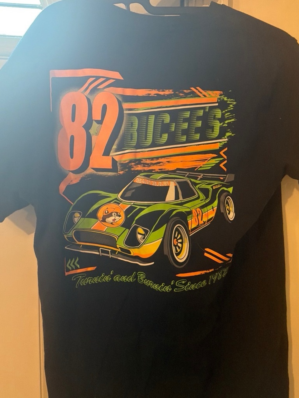 Buc-ee's '82 Race Car Graphic Tee - Black